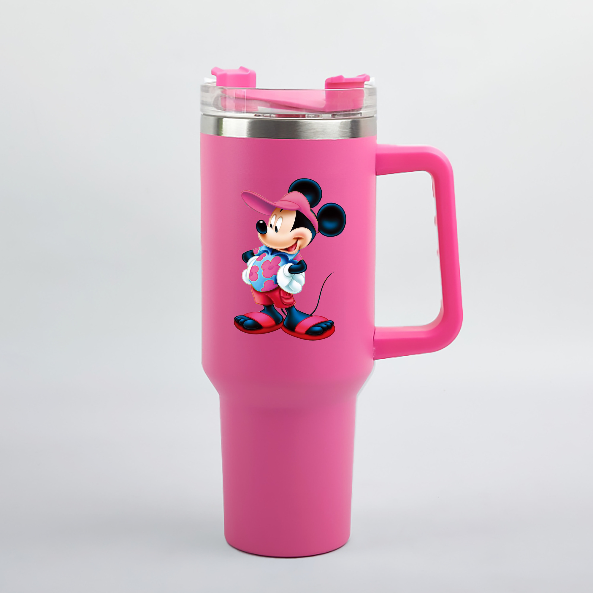 （画像用） ミッキーマウス Mickey Mouse 1200mL車用タンブラー（カラープリント）